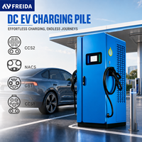 Nouvelle borne de recharge rapide pour véhicules électriques de 120 kW, norme mondiale CCS1 CCS2 NACS GBT, avec OCPP 1.6/2.0 et 4G/Ethernet