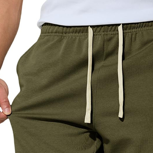 Pantalones Cortos Deportivos de Algodón para Hombre, con Logotipo Personalizado, para Uso Casual, Correr, Color Sólido - Product Image 5