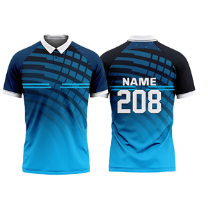 Camiseta de Práctica de Cricket Personalizada, Malla de Poliéster Transpirable, Uniforme Absorbente de Sudor, 100% Poliéster, Secado Rápido, Rendimiento Deportivo - Product Image 5