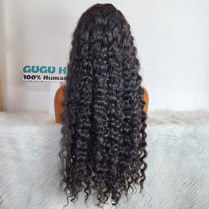 Wholesale 250% Human Hair Burmese Curly Ends Glueless <b>Wigs</b> HD <b>Lace</b> Raw Natural Human Hair <b>Wigs</b> - Product Image 2