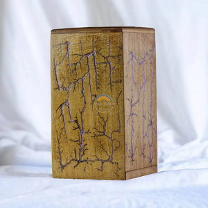 AYAANS Rosewood wooden Hand Carved Wooden Hot Selling cremation Urn Box for Adult Ashes Wholesale Cremation Urns (6X6X11)IN - Product Image 5