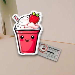 แผ่นต่อขนตาอะคริลิคแม่เหล็กแบบสี่เหลี่ยมลายผีเสื้อไอศกรีมสตรอว์เบอร์รีขายดี รับผลิตแบรนด์ส่วนตัว - Product Image 3