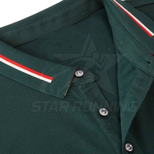 Premium Quality Top Selling Wholesale Men's Solid Slim Fit Breathable Quick Dry 100% Cotton <b>Canvas</b> <b>Plain</b> Dyed Short Sleeve - Product Image 3