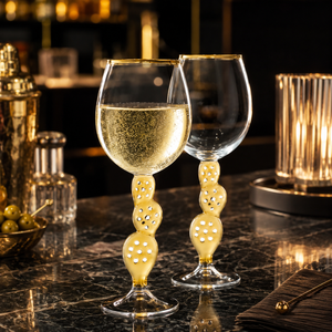 Verres à cocktail transparents en borosilicate faits à la main de 320 ml, sans plomb, coupe Martini, verres à margarita, verrerie de bar réutilisable en gros - Product Image 6