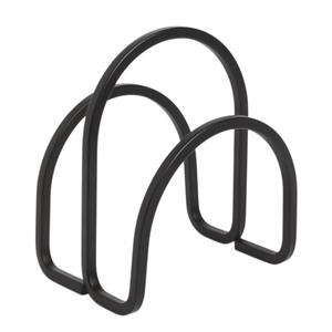 Nuevo diseño de servilletero de hierro con acabado en polvo negro mate para decoración del hogar, dispensador de papel, caja de pañuelos para regalo. - Product Image 6