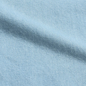 Pantalones Vaqueros Cargo Azul Claro para Hombre, Corte Holgado, Cintura Media, Estilo Casual, Verano, Algodón Lavado, Ligeros - Product Image 4