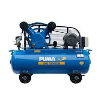 Compresor de Aire Reciprocante PUMA Air Center de 3hp, 415V, Estacionario, Alimentado por CA, Lubricado, Refrigerado por Aire, con Motor y Rodamientos