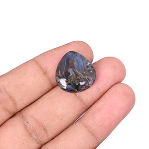 Piedra Preciosa Suelta de Pietersite, Forma de Corazón, 13.10 Quilates, 19x18mm - Product Image 2