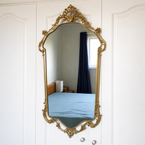 Ornate Gold Baroque <b>Wall</b> <b>Mirror</b> Vintage Decorative Full Length Bedroom Wardrobe <b>Mirror</b> Luxury Home Decor Accessories - Product Image 1