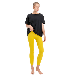 Camiseta Deportiva Holgada de Manga Corta para Mujer, Ideal para Yoga, Fitness y Deportes al Aire Libre - Product Image 5