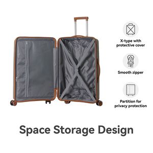 Set di Valigie da Viaggio Leggere a 3 Pezzi con Ruote Girevoli, Lucchetto TSA e Angoli Rinforzati, Ideale per Viaggi d'Affari o di Piacere - Product Image 6