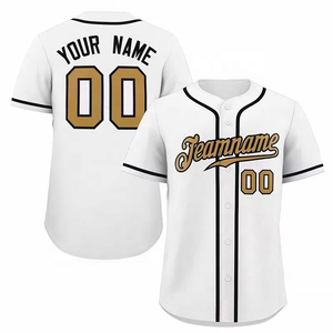 Maillots de baseball personnalisés en gros, pas chers, cousus sur mesure, design personnalisé, sublimation, séchage rapide, respirants - Product Image 2