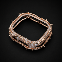 Fermoir de montre Iced Out |   Boucle de montre de luxe sertie de diamants |   Fermoir de montre personnalisé style Moissanite