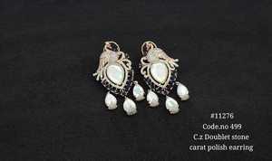 Pendientes Colgantes de Lujo con Circonita Cúbica, Diseño de Gota de Agua, Chapados en Oro, para Mujer, Joyería de Fiesta - Product Image 5