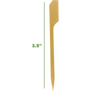 Confezione da 100 Spiedini in Legno da 3 Pollici, Stuzzicadenti in Bambù per Cocktail, Grigliate, Antipasti, Frutta, Barbecue - Product Image 2