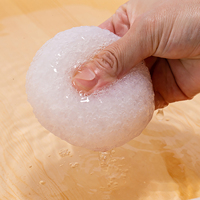 Éponge Konjac Japonaise de Haute Qualité 100% Poudre de Konjac Comestible Ingrédients Naturels Respectueux de l'Environnement Lavable pour le Visage