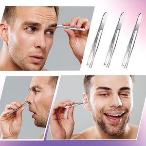 Precision Round Tip Eyebrow Tweezer Comfortable Flat Tip Hair <b>Removal</b> <b>Tool</b> for Brow Shaping Facial Grooming and Everyday Beauty - Product Image 6