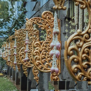 Small Hanging <b>Round</b> <b>Frame</b> For Decor props hanging props decoration wall decoration paisle props - Product Image 2
