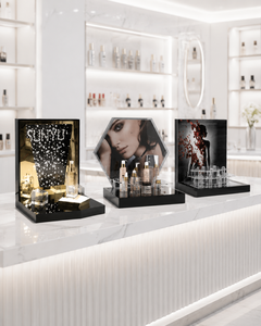 Nuevo diseño, Ilumina tu maquillaje minorista con vitrinas y vitrinas de cosméticos acrílicos - Product Image 3