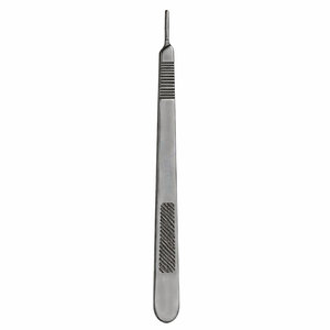 Premium 3LA knife handle Long angled mirror finish Precision knife handle Blades 10, 11, 12, 15 Long Angled with Mirror Finish - Product Image 2