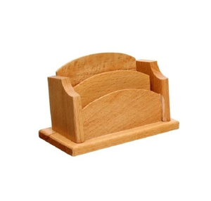 Porte-cartes de visite carrés en bois faits à la main, élégants et modernes, vaisselle décorative de qualité supérieure à prix abordable - Product Image 2