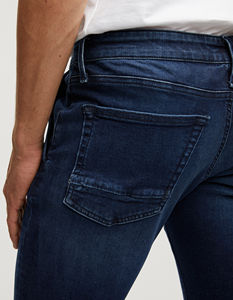 Pantalones de mezclilla de pierna recta para hombre, estilo casual urbano, de diseñador, con bolsillos, ajuste tejido tipo jogger, envío directo - Product Image 6