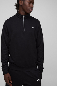 Conjunto Deportivo de Dos Piezas para Hombre, Chaqueta con Cierre de Cremallera y Cuello Alto, Color Negro, Logotipo Personalizado, Ropa Deportiva Informal para Otoño e Invierno, Sudadera con Capucha y Pantalones Jogger - Product Image 3