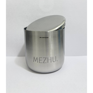 Customized Logo Mirror <b>Polished</b> Silver Metal Candle Vessel Durable Heat-Resistant Stainless Steel Aromatherapy Jar For Candle - Product Image 2