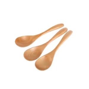 Ensemble de Cuillères et Fourchettes à Salade en Bois de Haute Qualité, Ustensiles de Cuisine en Bois Naturel, Ensemble d'Outils de Service pour Salade - Product Image 1