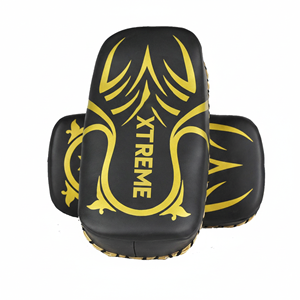 Guantes Profesionales de Cuero para Muay Thai, MMA y Boxeo, Escudos de Golpeo Transpirables con Logotipo Personalizado, Manoplas Curvas de Objetivo, Venta al por Mayor - Product Image 4
