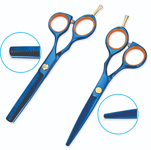 Ciseaux de barbier professionnels en acier, ciseaux à effiler pour la coiffure, ciseaux de coupe de cheveux professionnels pour la beauté - Product Image 4