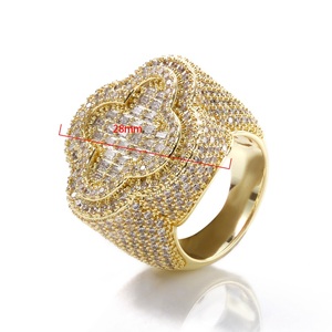 Mens Lab Grown Diamond <b>Ring</b> 925 Silver Baguette Cut Iced Out Luxury Statement <b>Cocktail</b> <b>Ring</b> - Product Image 3
