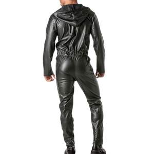 Costume Kinky Mecano pour homme, style cuir noir, tenue de club sexy, tenue de soirée, déclaration de mode, look audacieux et moderne - Product Image 2