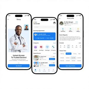 Aplicación Móvil Avanzada para Reserva de Citas Médicas con Gestión de Pacientes e Integración de Consulta en Línea Segura - Product Image 4