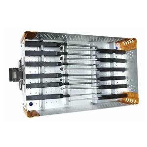 Microsect Reusable Curette Kit 12pcs Surgical Curettes Tray Stainless Steel Veterinary Medical <b>Instruments</b> CE Certified - Product Image 3