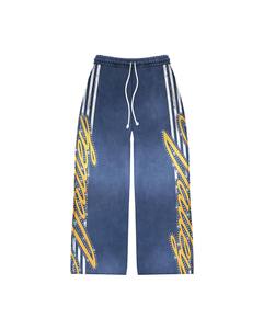 Ensemble de survêtement homme 2 pièces évasé et respirant, imprimé sur mesure, style streetwear, taille élastique, 400 GSM, 100% coton, vente en gros - Product Image 6