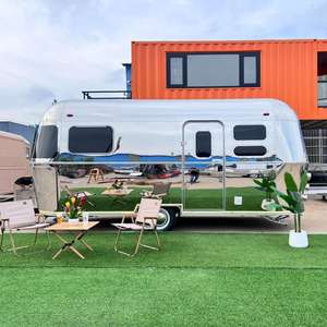 Remorque de Food Truck Cuisine Mobile Friteuse Pizza Café Glaces BBQ - Résistante à la Rouille 4 Roues Remorque de Food Truck Mobile - Product Image 2