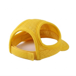 Gorra de sol impermeable de mezclilla negra transpirable con malla y visera, ajuste regulable, orificios para las orejas, diseño sólido para adultos, uso en exteriores - Product Image 4