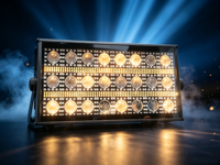 Projecteur LED Stroboscopique Professionnel RGB 4-en-1 à Effet Wash, Contrôle DMX512 pour DJ, Bar, Concerts et Événements – Vente Flash