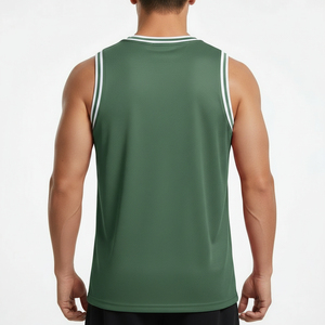 Maillot de basket-ball 100% polyester personnalisé respirant et à séchage rapide - Product Image 2