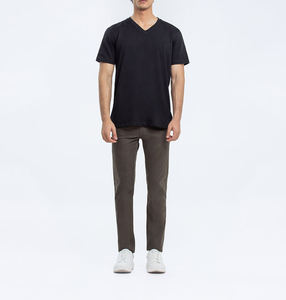 T-shirts amples en coton de haute qualité pour hommes, coupe décontractée, épaules tombantes, style oversize, pour la gym - Product Image 4