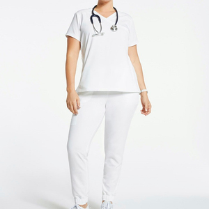 Comfortable <b>Nurse</b> <b>Scrubs</b> Uniform Set Women Medical Apparel Custom OEM ODM Lightweight Fabric Hospital Uniforms - Product Image 5