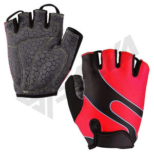 Gants de cyclisme professionnels mi-doigts respirants en nylon et silicone pour hommes et femmes, protection solaire pour sports d'été en extérieur - Product Image 2