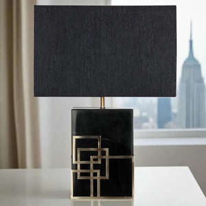 Lampe de table minimaliste moderne en aluminium avec abat-jour en lin blanc cassé, LED blanc chaud 3500K, écologique, protection des yeux, Ra80, chambre à coucher - Product Image 3