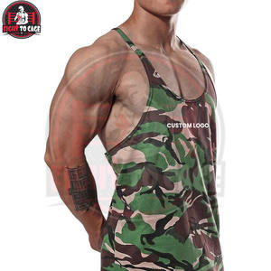 Camisetas de Gimnasio sin Mangas para Hombre, Ajuste Cómodo, Personalizadas, de Alta Calidad, de Poliéster/Algodón/Spandex, de Secado Rápido y Transpirables - Product Image 4