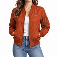 Blouson Bomber Femme Respirant et Confortable à Manches Longues pour l'Hiver 2026 – Nouveau Design, Taille Personnalisée, Service OEM