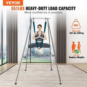 Professional 9.67 ft Height Aerial Yoga Frame Swing Stand 6.6 Yards Aerial <b>Hammock</b> Max 551.1-High Quality Yoga <b>Hammock</b> for Yoga - Product Image 2