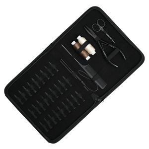 Complete Hair <b>Extension</b> Salon Tools Set for Professional Work with <b>Beads</b> Crimping Tool, Loop Thread Tool and Storage Case - Product Image 1