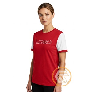 Customized Eco-Friendly Summer Delta Women's Sorority T-Shirt High Quality Breathable 100% Cotton Jersey Solid Pattern Half - Product Image 3