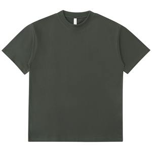 Camisetas de Algodón de 245 g/m² con Logotipo, Hombros Ligeramente Caídos, Camiseta Blanca para Hombre, Camiseta Extra Grande con Impresión de Logotipo Personalizado - Product Image 1